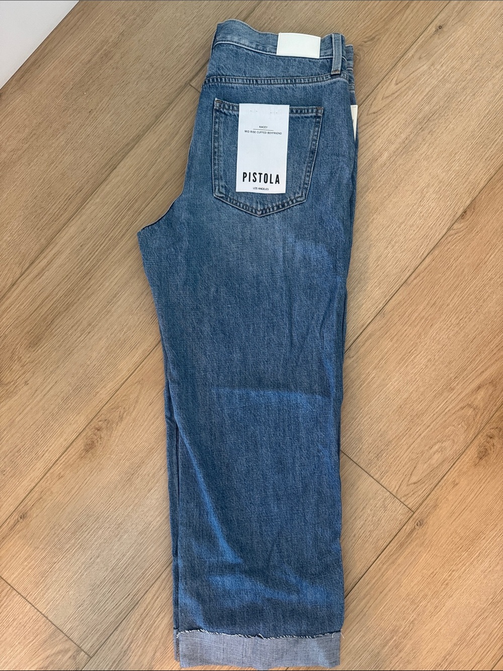 Pistola Womens Blue Denim Jeans